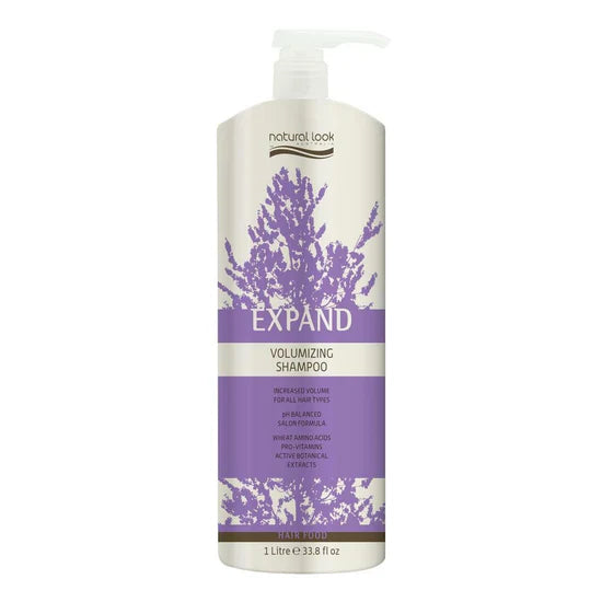 Expand Volumizing Shampoo 1 Litre – Everyday Hair NZ. Adds volume and strength to fine hair with mint and sandalwood.