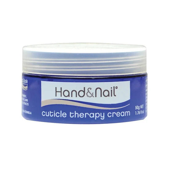 Natural Look Cuticle Therapy Cream, softening and conditioning treatment with Vitamin E and Avocado Oil 50g.