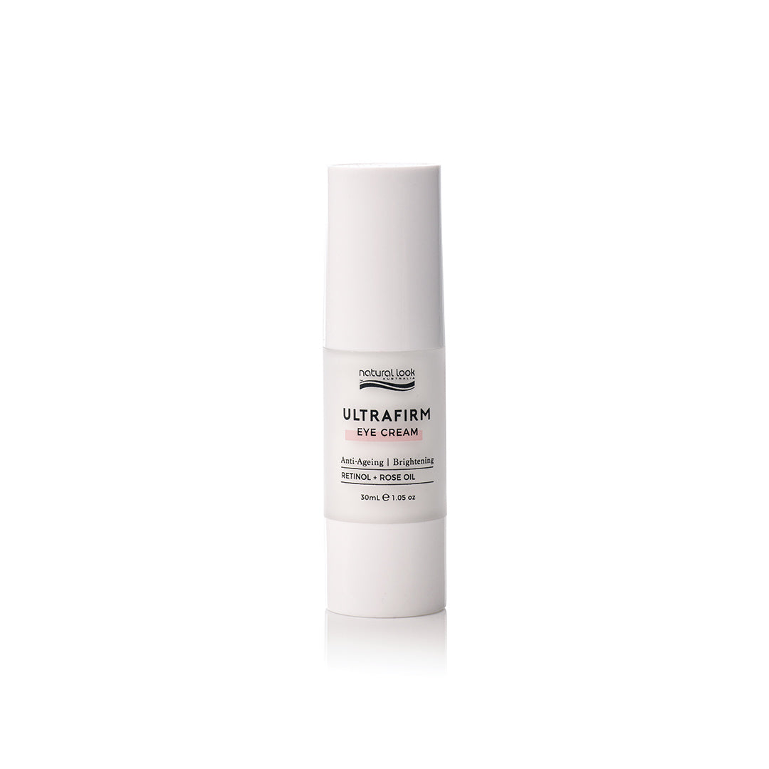 Natural Look Ultra Firm Eye Cream – anti-ageing eye treatment with Retinol, Rose Oil, Vitamins E & F.