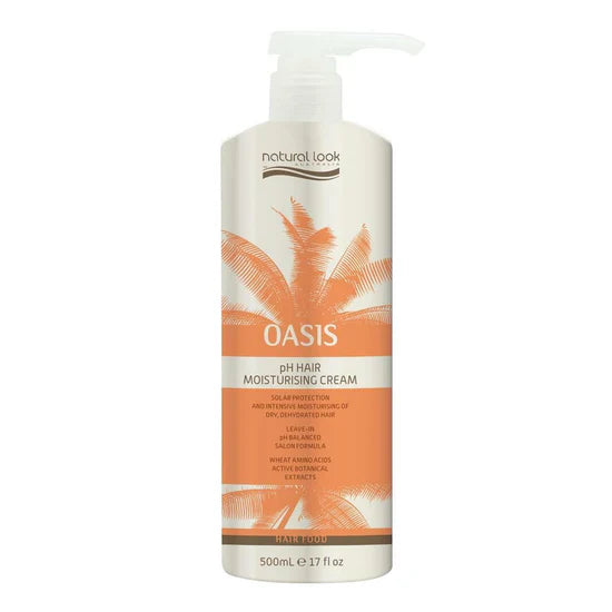 Oasis Hair Moisturising Cream 500ml– UV protective leave-in treatment for dry, damaged, or colour-treated hair.