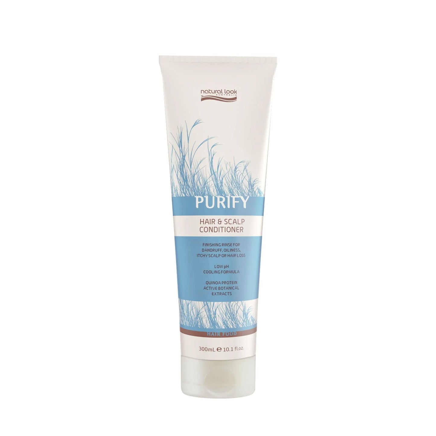 Purify Hair and Scalp Conditioner 300ml tube – pH balancing conditioner with Quinoa Protein, Menthol & botanicals, NZ.