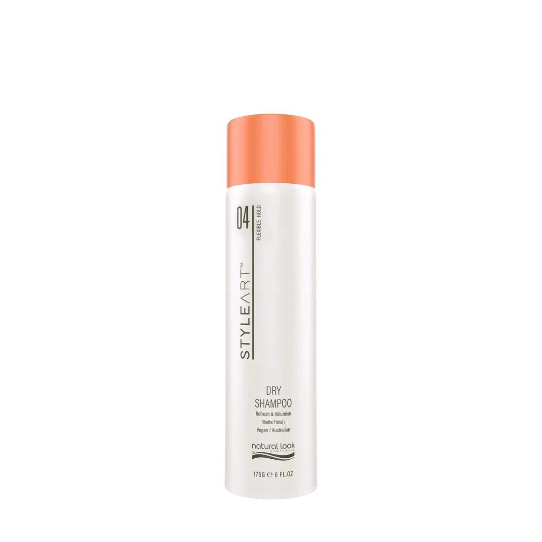 Natural Look StyleArt Dry Shampoo, refreshing spray with rice powders to absorb oil and add volume without residue.