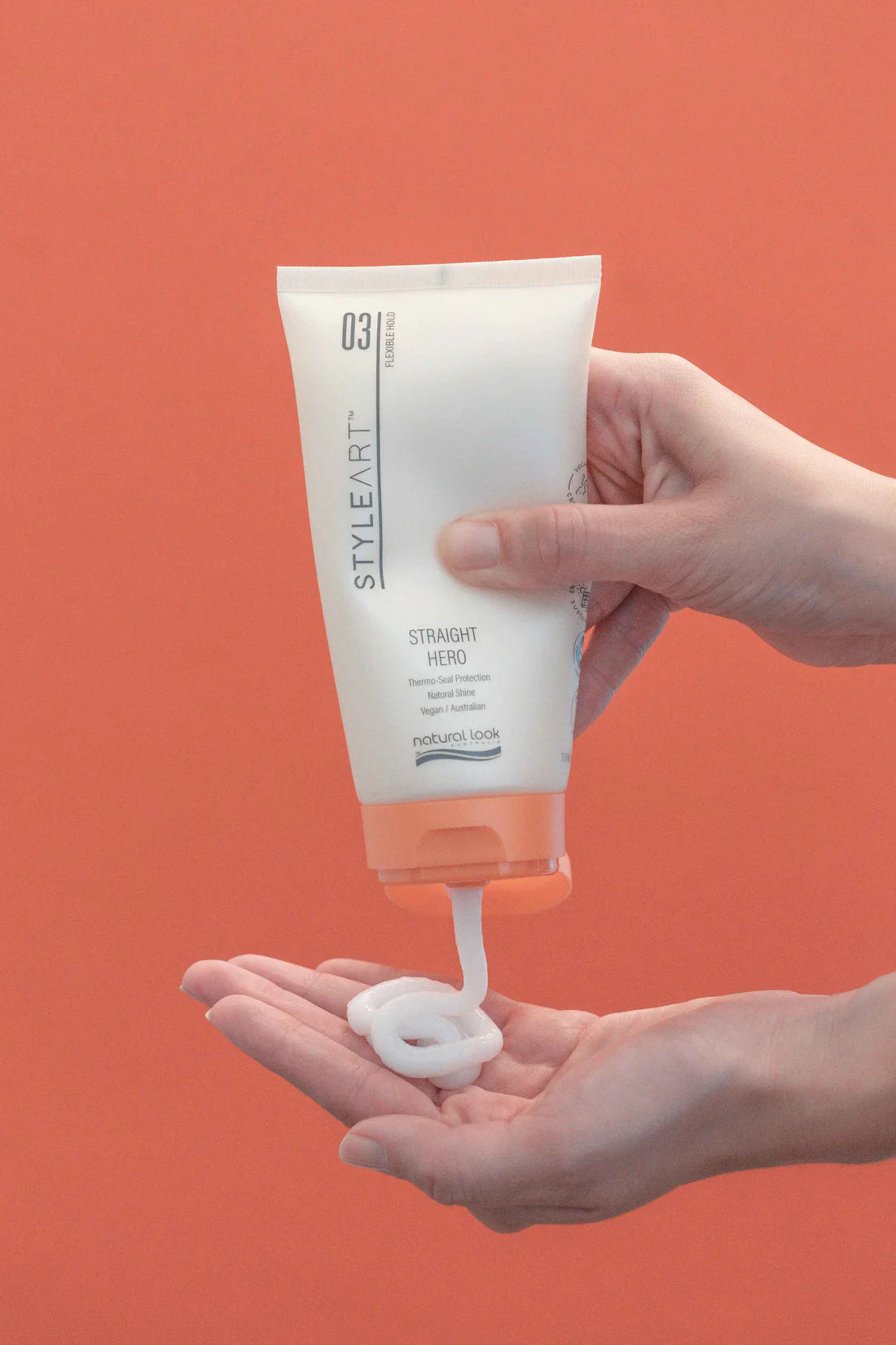 Smooth curls and frizz with StyleArt Straight Hero. Shea Butter balm with Quinoa Protein, Aloe Vera & heat protection for sleek, straight styles.