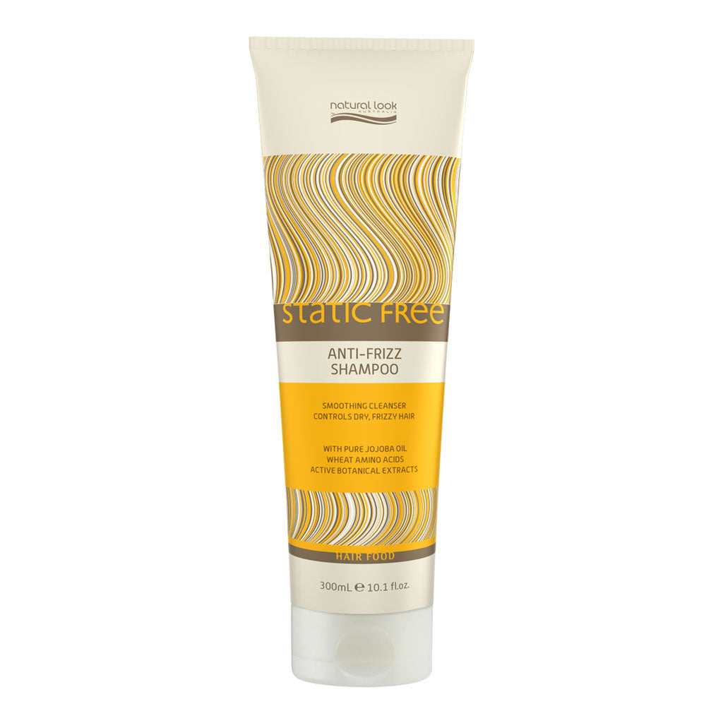 Natural Look Static Free Anti-Frizz Shampoo 300ml, sulphate-free shampoo to cleanse and smooth frizz-prone hair.