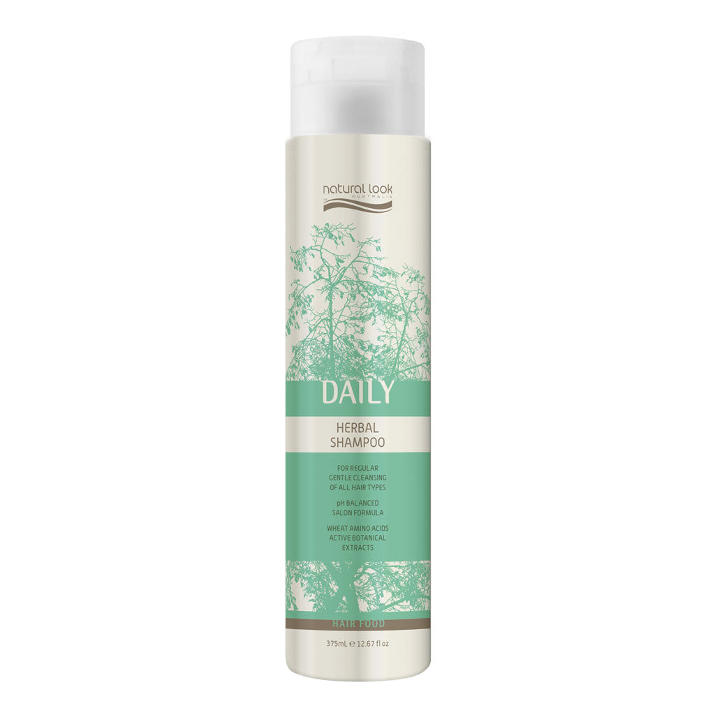 Daily Herbal Shampoo 375ml – gentle daily cleanser enriched with botanicals for soft, manageable, healthy hair.