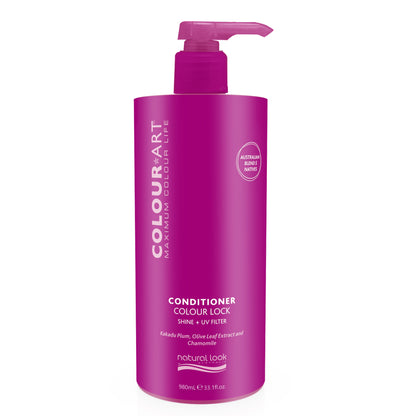 ColourArt Conditioner 1 litre with Kakadu Plum, Olive Leaf, and Chamomile to hydrate, repair, and protect colour-treated or damaged hair