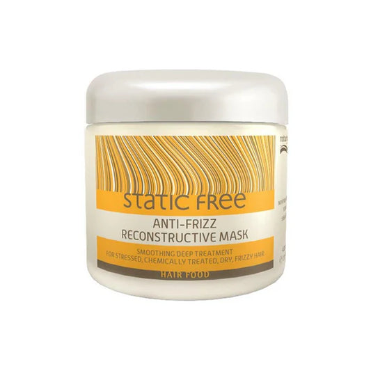 Natural Look Static Free Anti-Frizz Reconstructive Mask 400g, deep treatment to restore dry, coloured and chemically treated hair.
