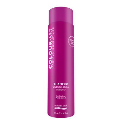 ColourArt Shampoo 375ml with Kakadu Plum, Nettle, and Bamboo Extracts to detoxify, protect colour, and restore shine for colour-treated and damaged hair