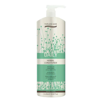 Daily Herbal Conditioner 1 Litre– lightweight, nourishing formula with botanical extracts for soft, manageable hair.
