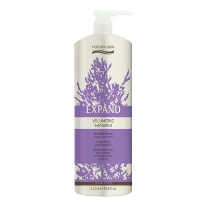 Expand Volumizing Shampoo 1 Litre – Everyday Hair NZ. Adds volume and strength to fine hair with mint and sandalwood.