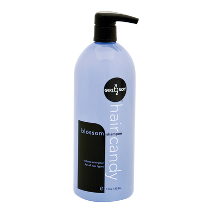 Hair Candy Blossom Shampoo 1 litre — volumising, wheat protein, Vitamin B5, cherry blossom fragrance