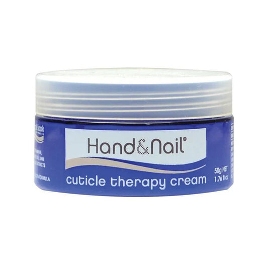 Natural Look Cuticle Therapy Cream, softening and conditioning treatment with Vitamin E and Avocado Oil 50g.