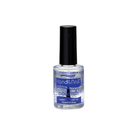 Natural Look Nourish Cuticle and Nail Oil 15ml, hydrating oil to moisturise cuticles and add shine to nails.