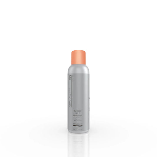 Natural Look StyleArt Flexible Hold Hairspray 100g, light mist hairspray for natural hold, frizz control and UV protection