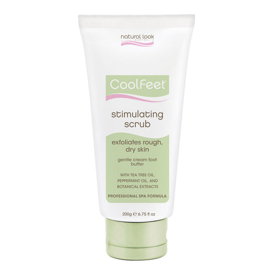 Cool Feet Stimulating Scrub 200g — exfoliating foot scrub with papaya & essential oils for soft, refreshed skin