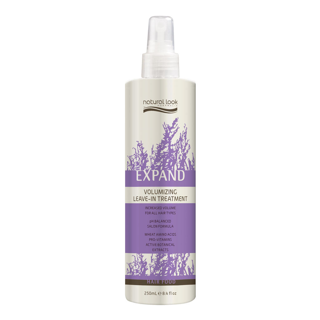 Expand Volumizing Leave‑In Treatment 250ml lightweight leave‑in spray adding volume, fullness and sheen without weighing hair down.