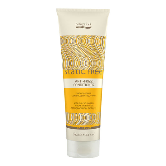 Natural Look Static Free Anti-Frizz Conditioner 300ml, smoothing conditioner to control frizz and add shine.