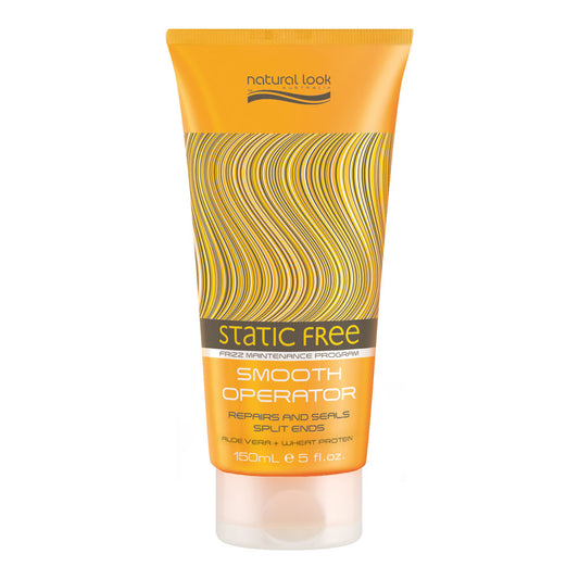Natural Look Static Free Smooth Operator 150ml, leave-in cream polish to seal cuticles, smooth hair and protect against heat.