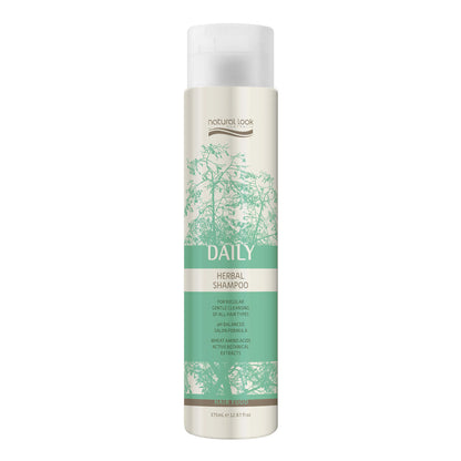 Daily Herbal Shampoo 375ml – gentle daily cleanser enriched with botanicals for soft, manageable, healthy hair.