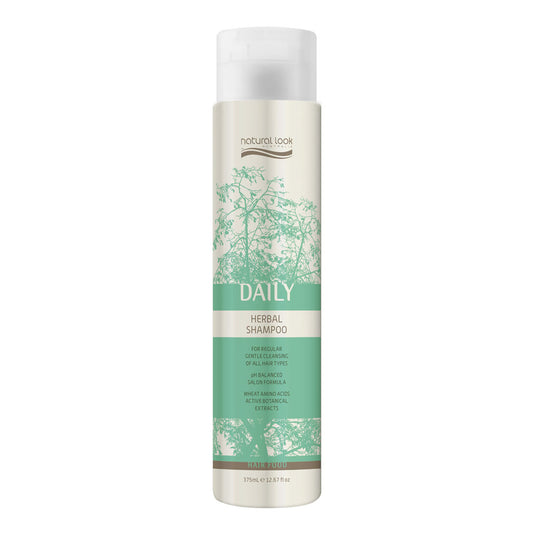 Daily Herbal Shampoo 375ml – gentle daily cleanser enriched with botanicals for soft, manageable, healthy hair.